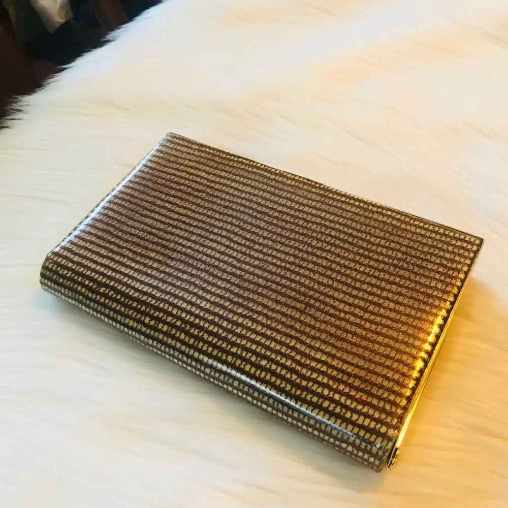 Vintage Metallic Clutch
